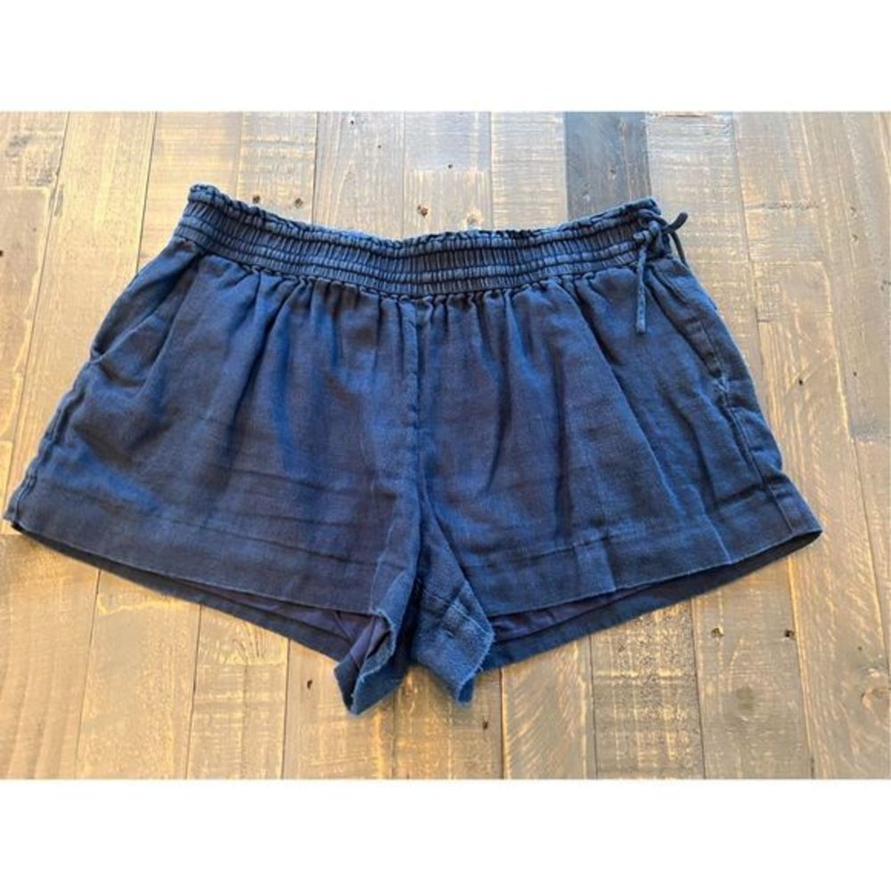 ❤️2 for $15❤️ J. Crew Women's Side Drawstring Culotte Shorts Blue Size XL